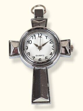 Quartz Water Resistant Cross Hanging Watch